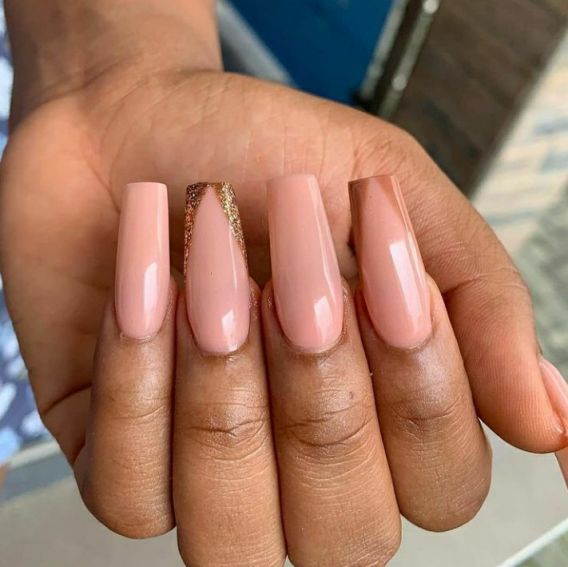 Nude nail color dark skin 2021