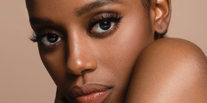 black woman clear skin