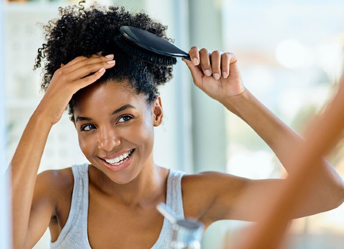 detangling hair tips