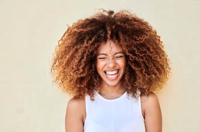 color-treated curls