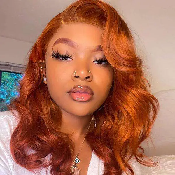 orange wig