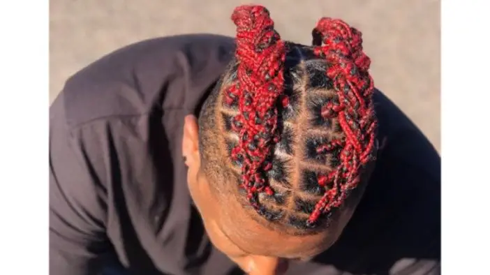 red braids