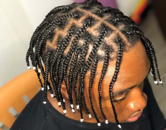 small box braids for men