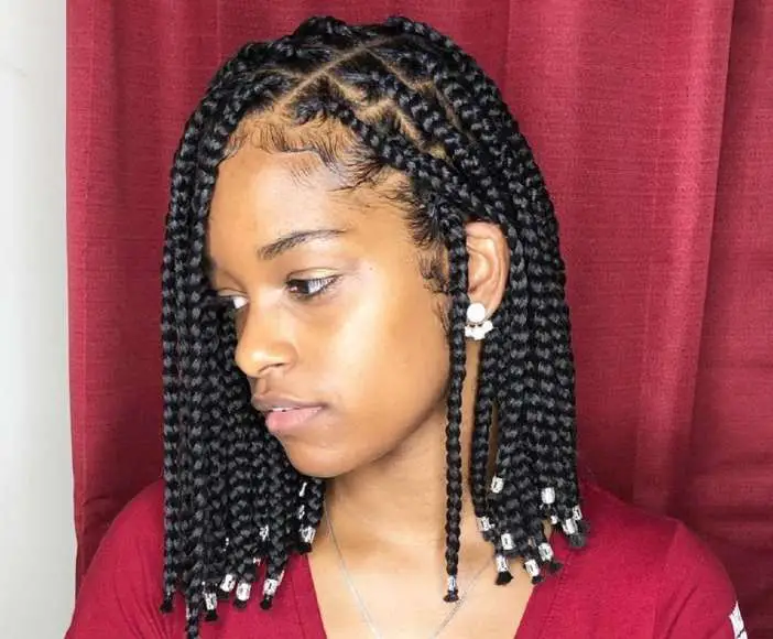 bob knotless braids