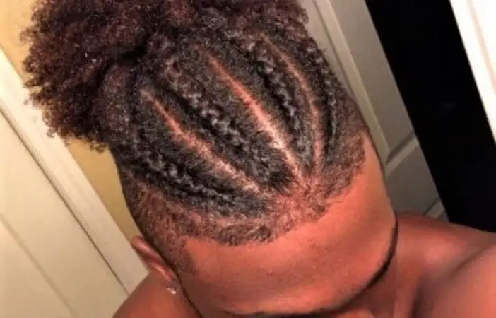four braids hairstyle for men