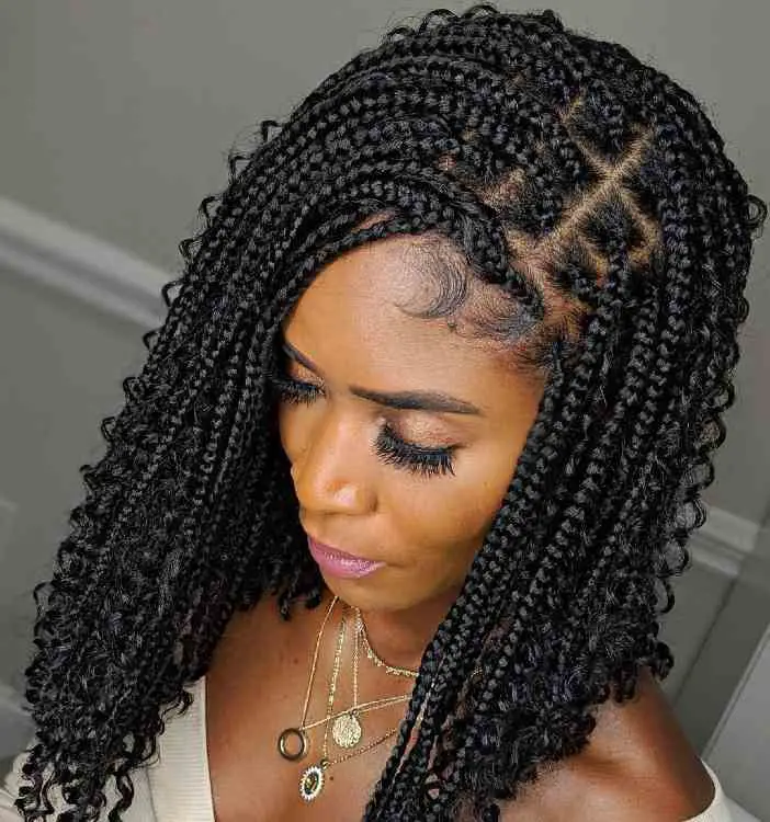 short goddess braid