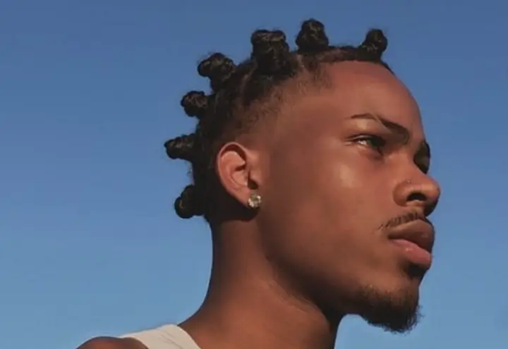 bantu knot dread style for men