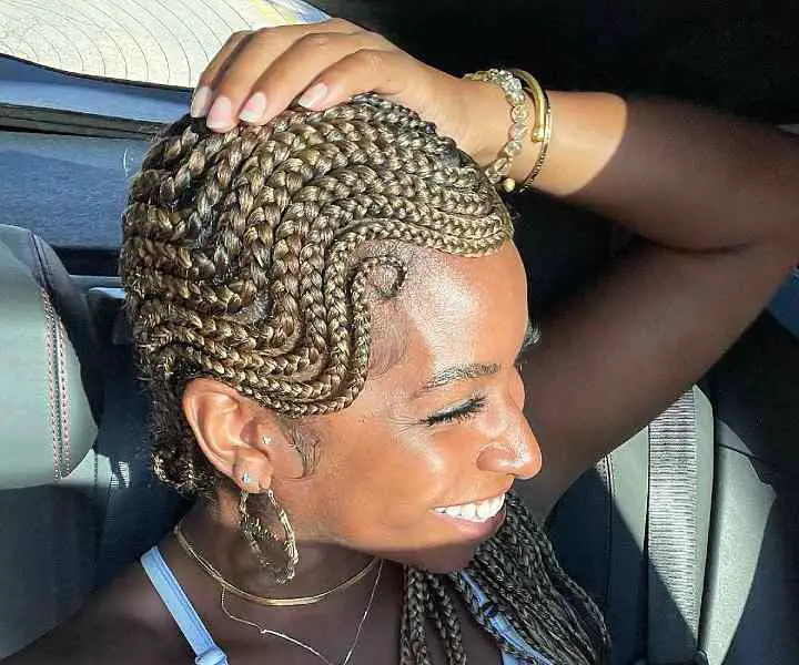 finger wave cornrows