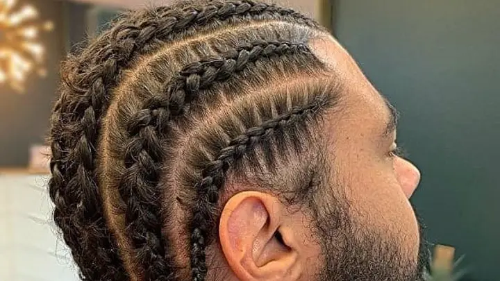 fishbone braids for black men