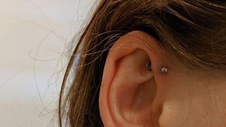 forward helix piercing