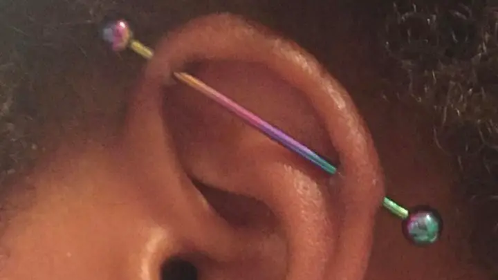 industrial ear piercings