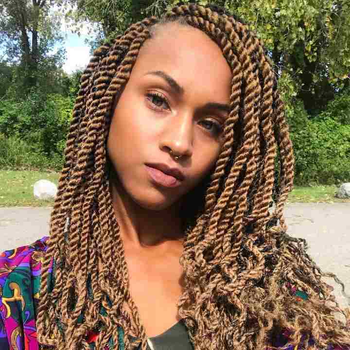 marley twists with color