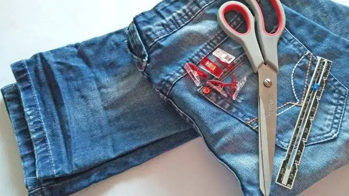 How to fix jeans that are too long