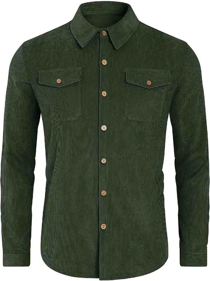 green corduroy 